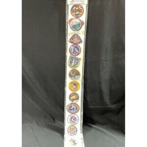 Apollo Mission Emblem Patches 12 Total in Package Kennedy Space Center Souvenir